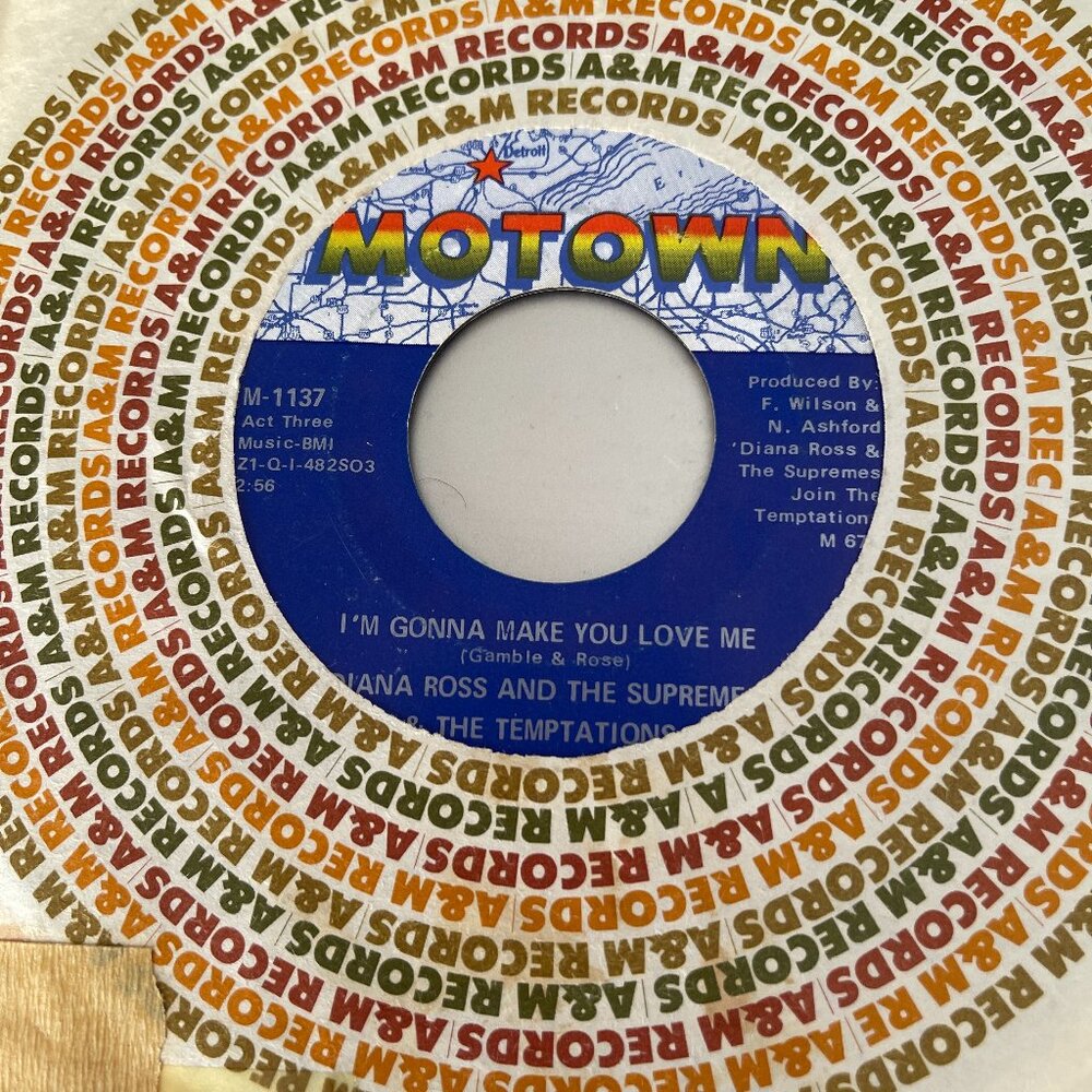 Diana Ross Motown IM GONNA MAKE YOU LOVE ME 45 rpm Vinyl
